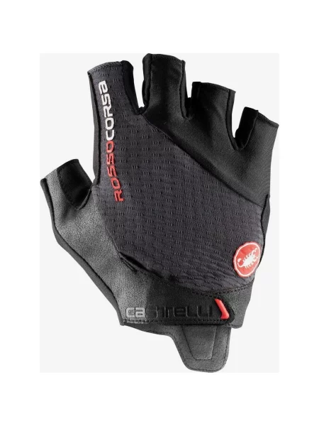 Rękawiczki Castelli Pro V Rosso Corsa Ciemnoszare XS czarne