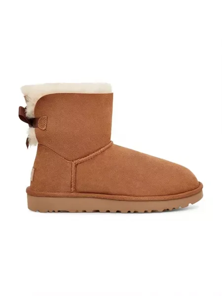 UGG cizme de zăpadă Mini Bailey Bow II maro