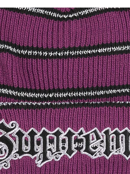 Căciulă Supreme cu dungi violet
