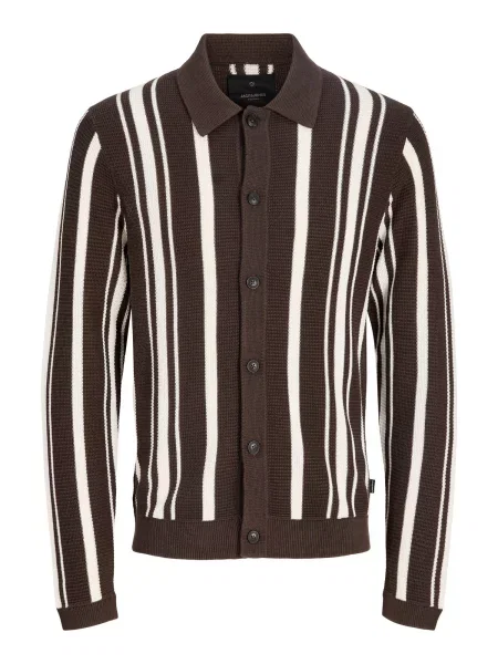 JACK & JONES Geacă tricotată JPRBLADEVIN crem maro