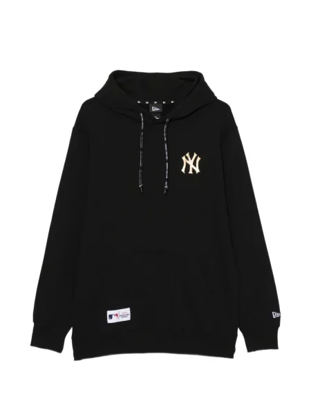Суичър с качулка New Era Cap с автограф черно