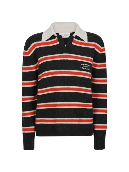 Pulover Giada Benincasa cu broderie gri