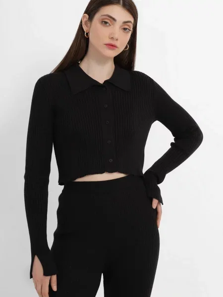 Кардиган Sewel бавовна/акрил чорний