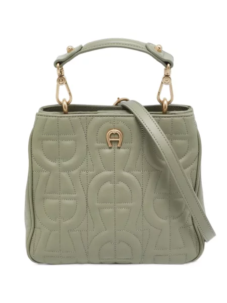Dětska shopper kabelka Aigner zelená