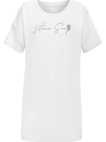 VIVANCE Bluză de noapte Dreams crem negru