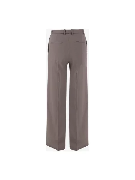 Spodnie Jil Sander brązowe