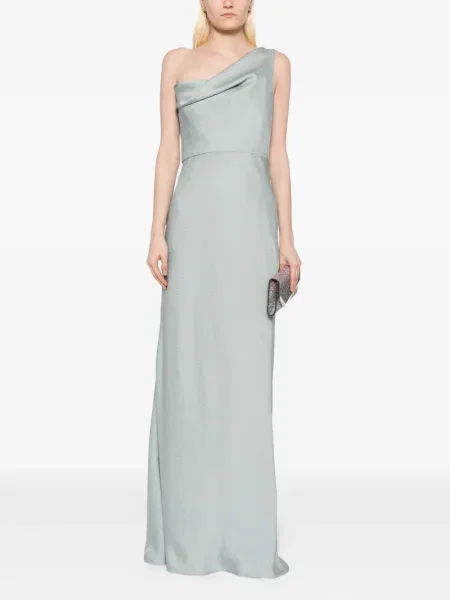 Rochie Amsale din satin verde