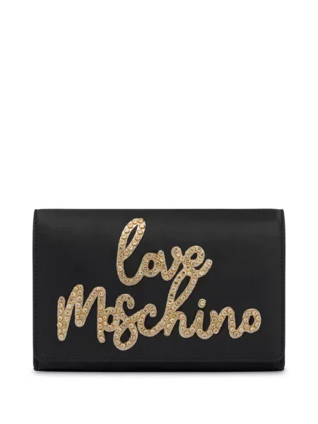 Vještački dijamant bodi Love Moschino crna