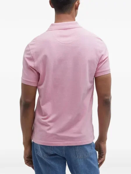 Tricou polo Barbour roz