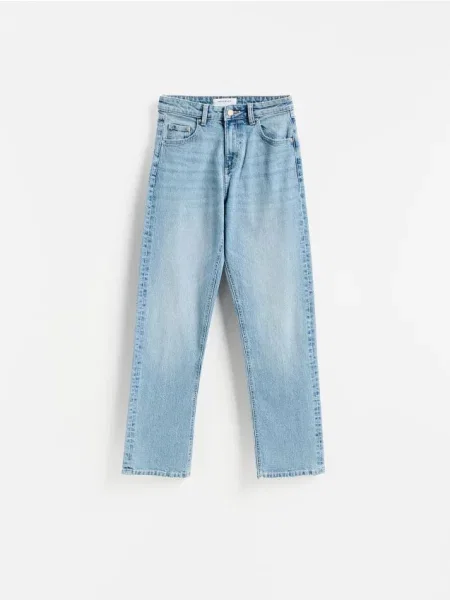 Reserved Blugi straight fit albastru