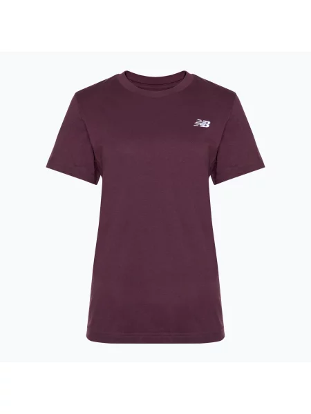 Tričko New Balance Essentials Jersey plum brown hnědé