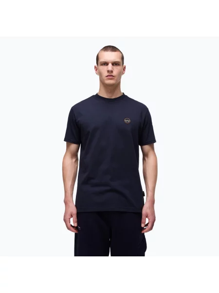 Tričko Napapijri S-Badge blu marine modré