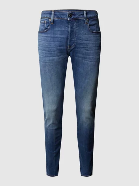 Jeansy o kroju slim fit z dodatkiem streczu G-star Raw niebieskie