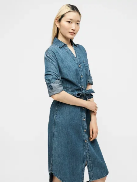 Pepe Jeans Košeľové šaty ANGIE denim modrá