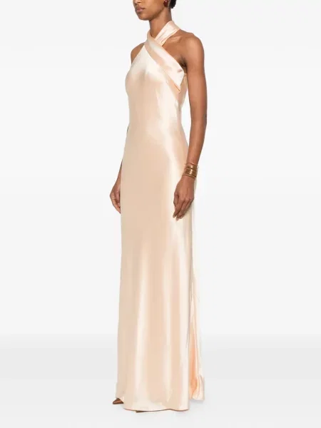 Rochie Galvan London din satin roz