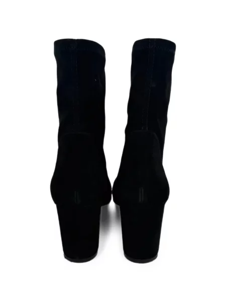 Cizme scurte Stuart Weitzman din piele de căprioară negru