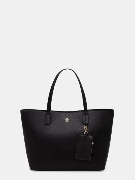 Tommy Hilfiger Geantă shopper TH ICON negru