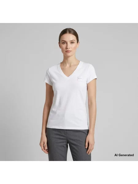 Tricou Armani Exchange alb