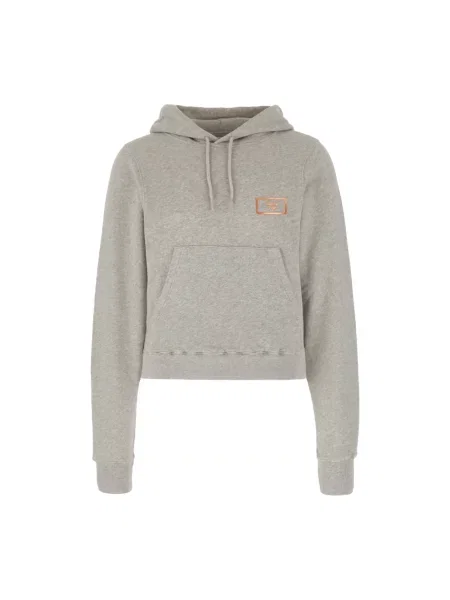 Bluza z kapturem Martine Rose z naszywkami szara