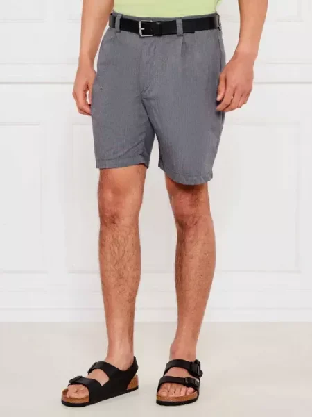 BOSS BLACK Rövidnadrág P-Perin | Tapered fit fekete