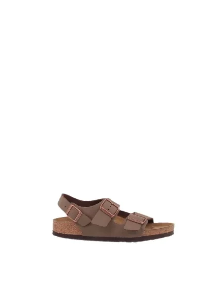 Sandały Birkenstock zamszowe brązowe
