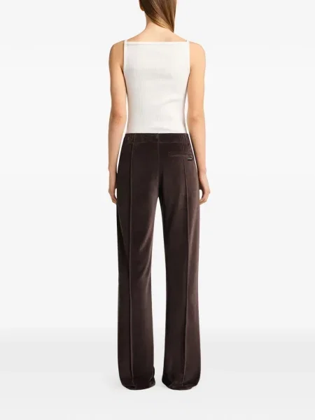 Top Courreges cu bretele alb