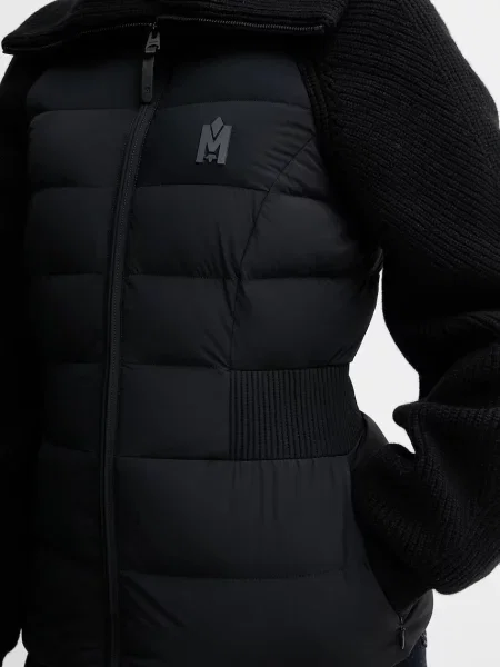 Шерстяной пуховик Mackage черный