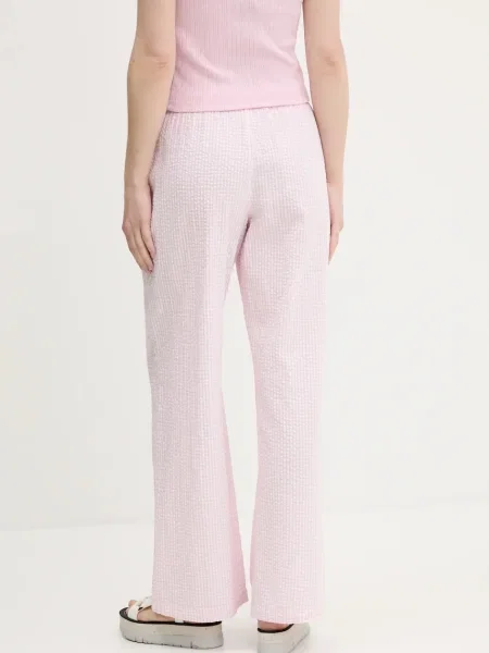 Kalhoty Hollister Co. high waist růžová