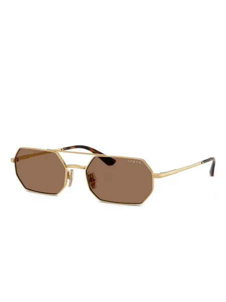 Ochelari de soare Vogue Eyewear cu imprimeu geometric auriu