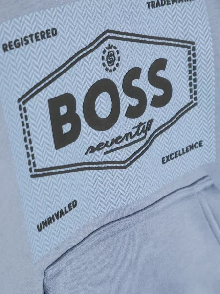 Bluza z kapturem dziecięca Bosswear niebieska