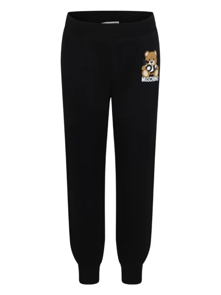 Spodnie dziecięce Moschino czarne