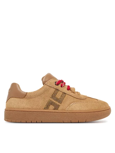 Sneakersy Elisabetta Franchi Tmavo béžová