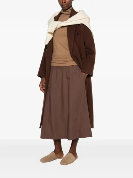 Lung tricou Majestic Filatures maro