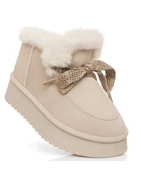 Botine Solo Soprani Couture alb