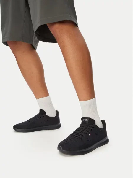Tenisice Tommy Hilfiger Lightweight Runner crna