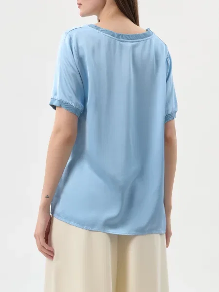 Блуза Atelier Emi блакитна