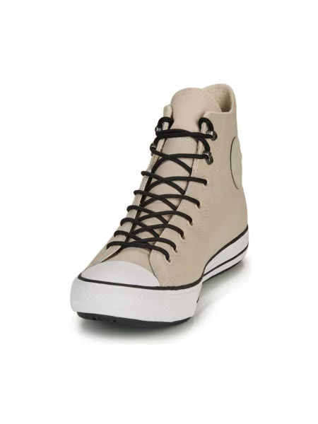 Botine Converse din piele bej