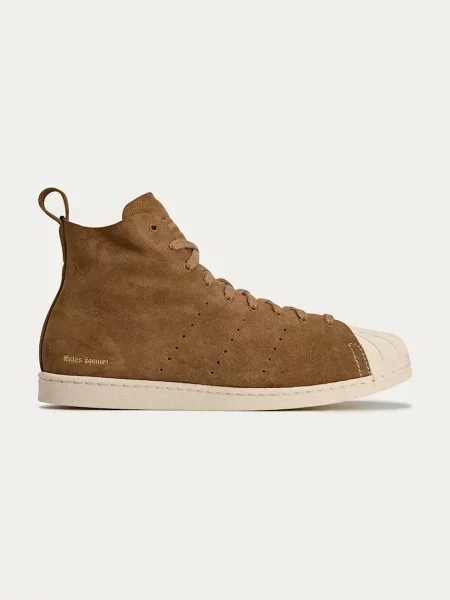 Σουέτ αθλητικά παπούτσια adidas Originals x WB Superstar Hi πολύχρωμο