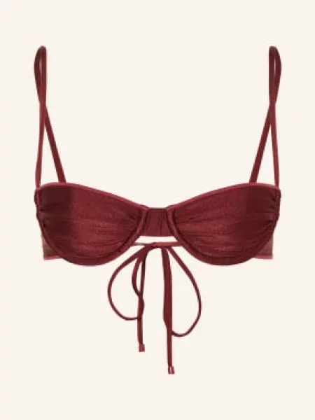 Bilali The Label Bikiny S Ramínky Alex tmavě červená