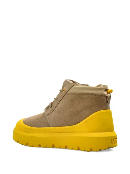 Botine Ugg cu șireturi din piele de căprioară
