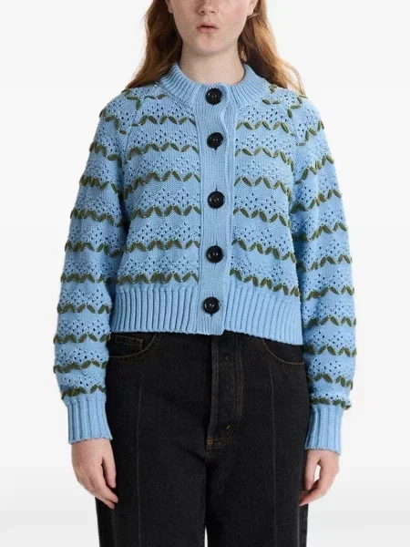 Cardigan B.b. Walace tricotate albastru
