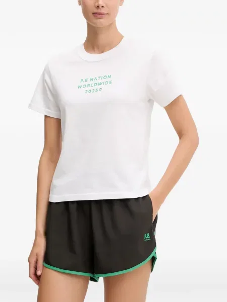 Tricou P.e Nation cu imagine alb