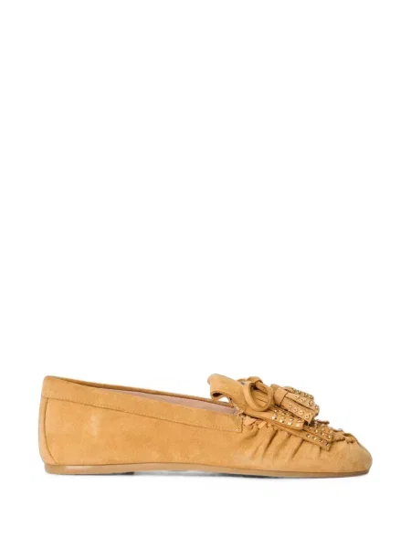 Pantofi loafer Stuart Weitzman galben