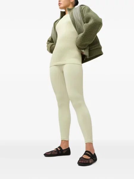 Leggings Sweaty Betty tricotate verde
