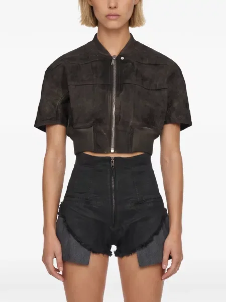 Scurt geacă Rick Owens Drkshdw gri