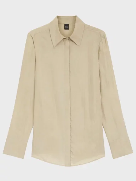 Рубашка Boss бежевая