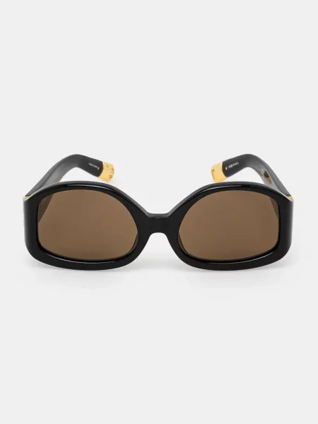 Jacquemus okulary przeciwsłoneczne COLAPSO czarny