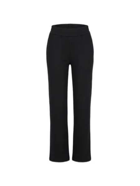 Pantaloni Emporio Armani alergare cu autograf negru