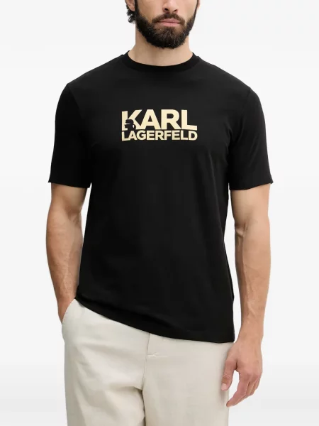 Tricou Karl Lagerfeld cu imagine negru