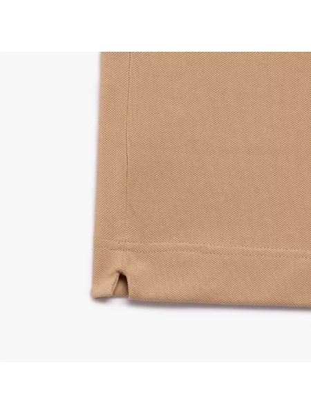 Lacoste Organiczna Koszulka Polo Paryż Regular Fit beżowa